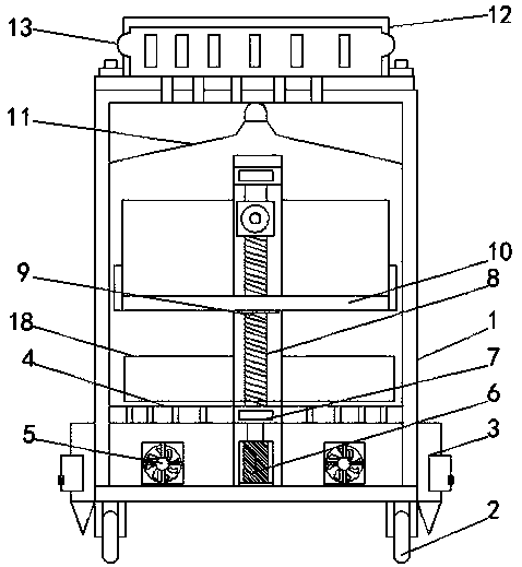 Flax textile dehumidification storage device