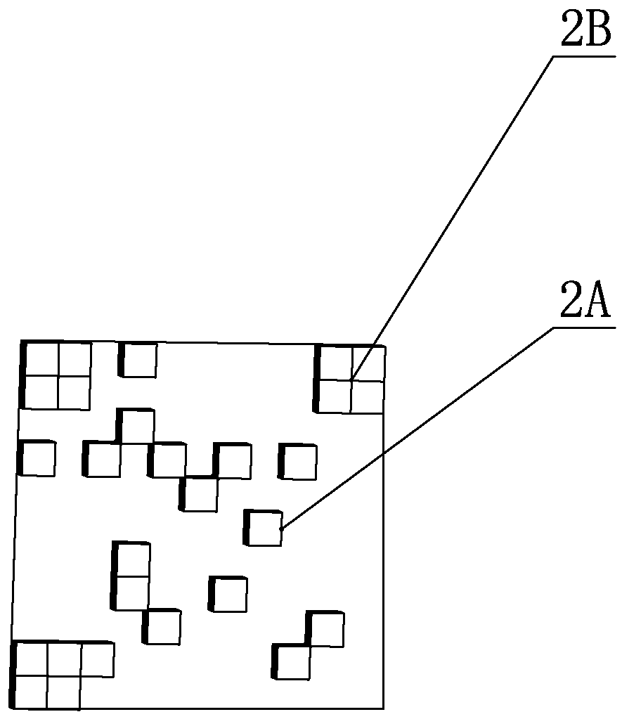 Information identification structure for casting surface, casting movable block for information identification structure, and core box for casting movable block