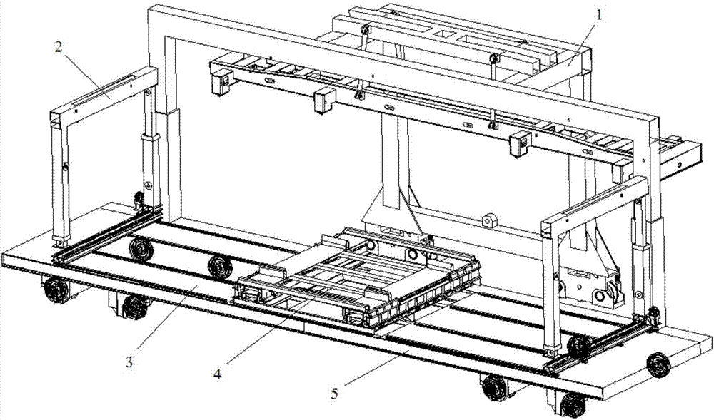 Container highway and railway transferring system