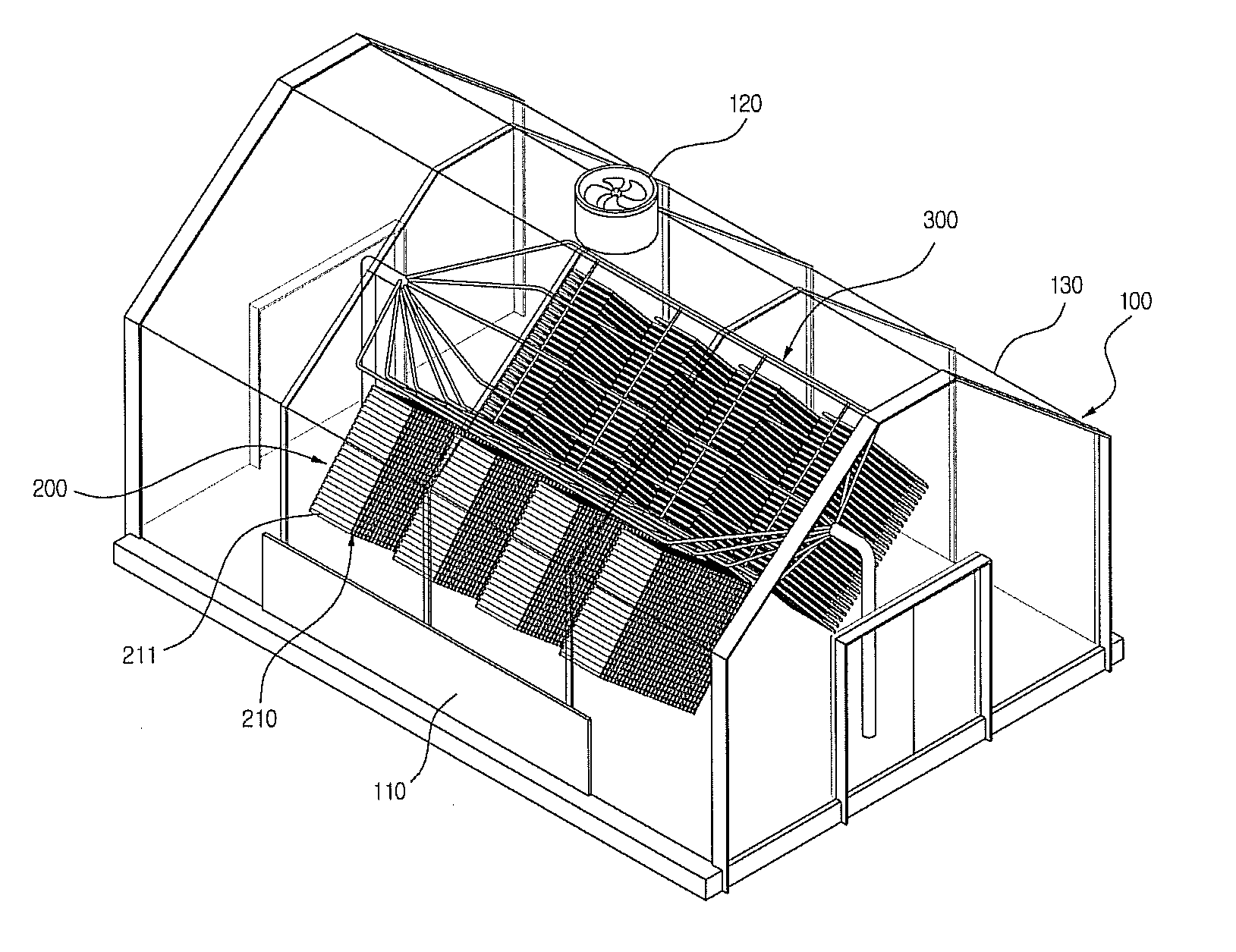 Liquid radioactive waste treatment system