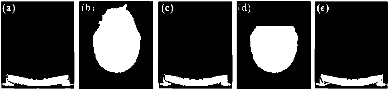 Tongue image segmentation method based on threshold technology and gray scale projection