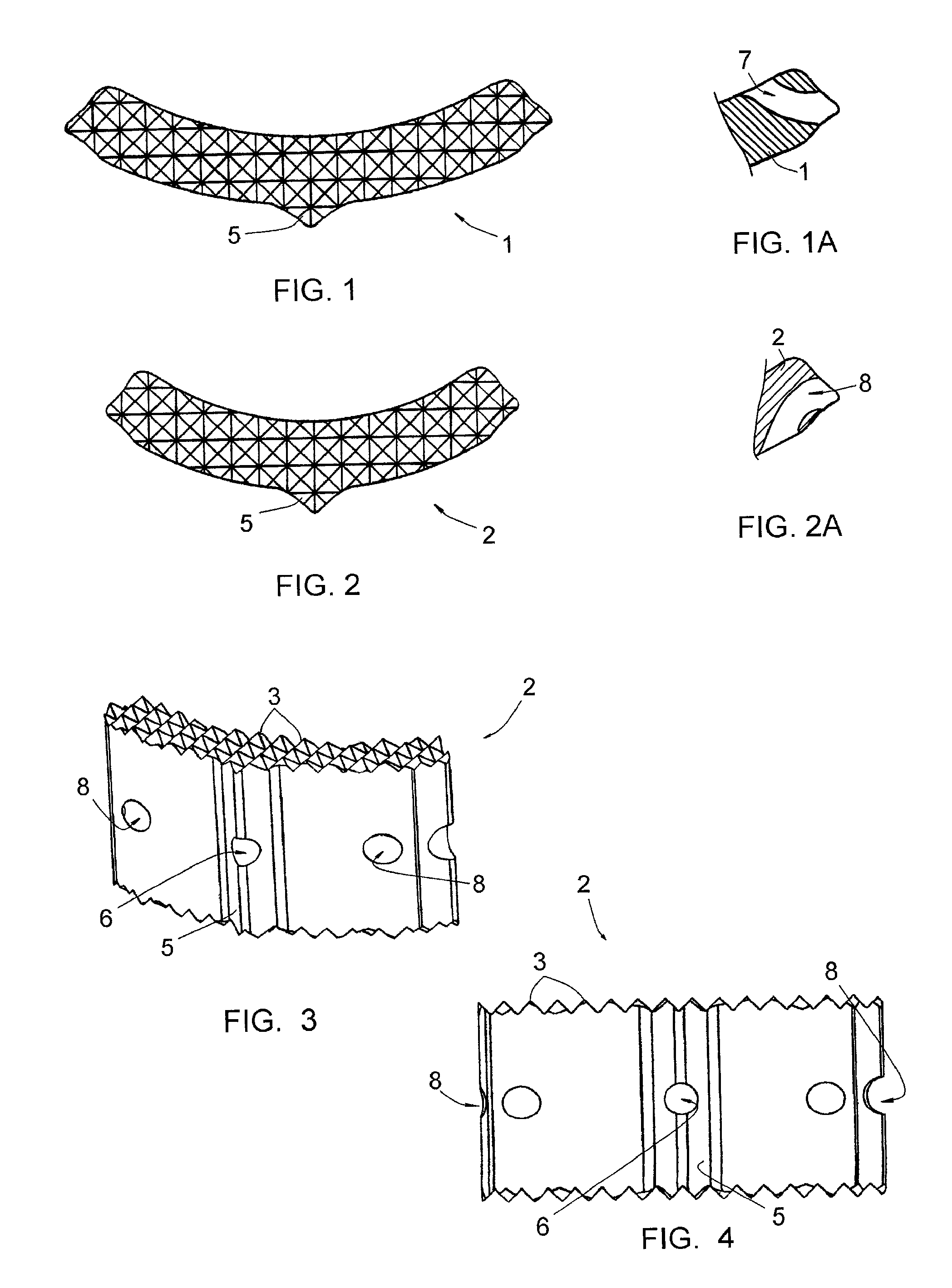 Intervertebral implant to immobilize one vertebra relative to another