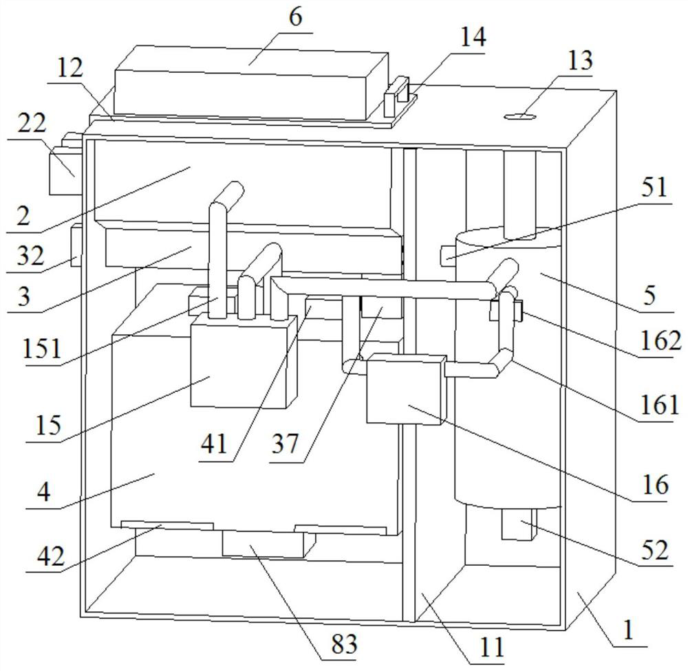 Method and device for systematized disinfection treatment of medical waste in department of gastroenterology