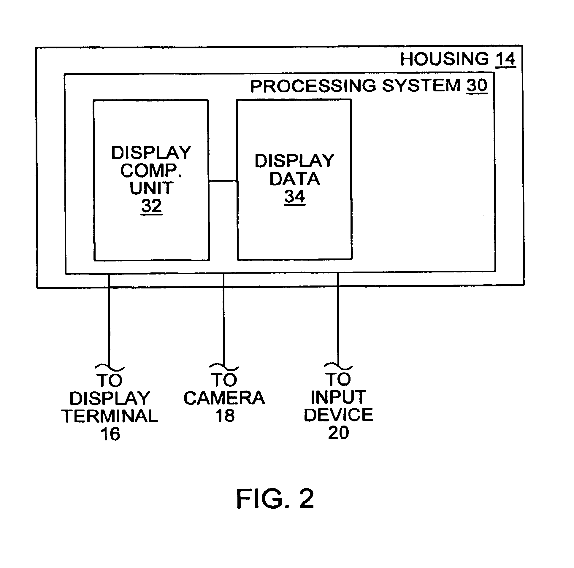 Computer system providing hands free user input via optical means for navigation or zooming