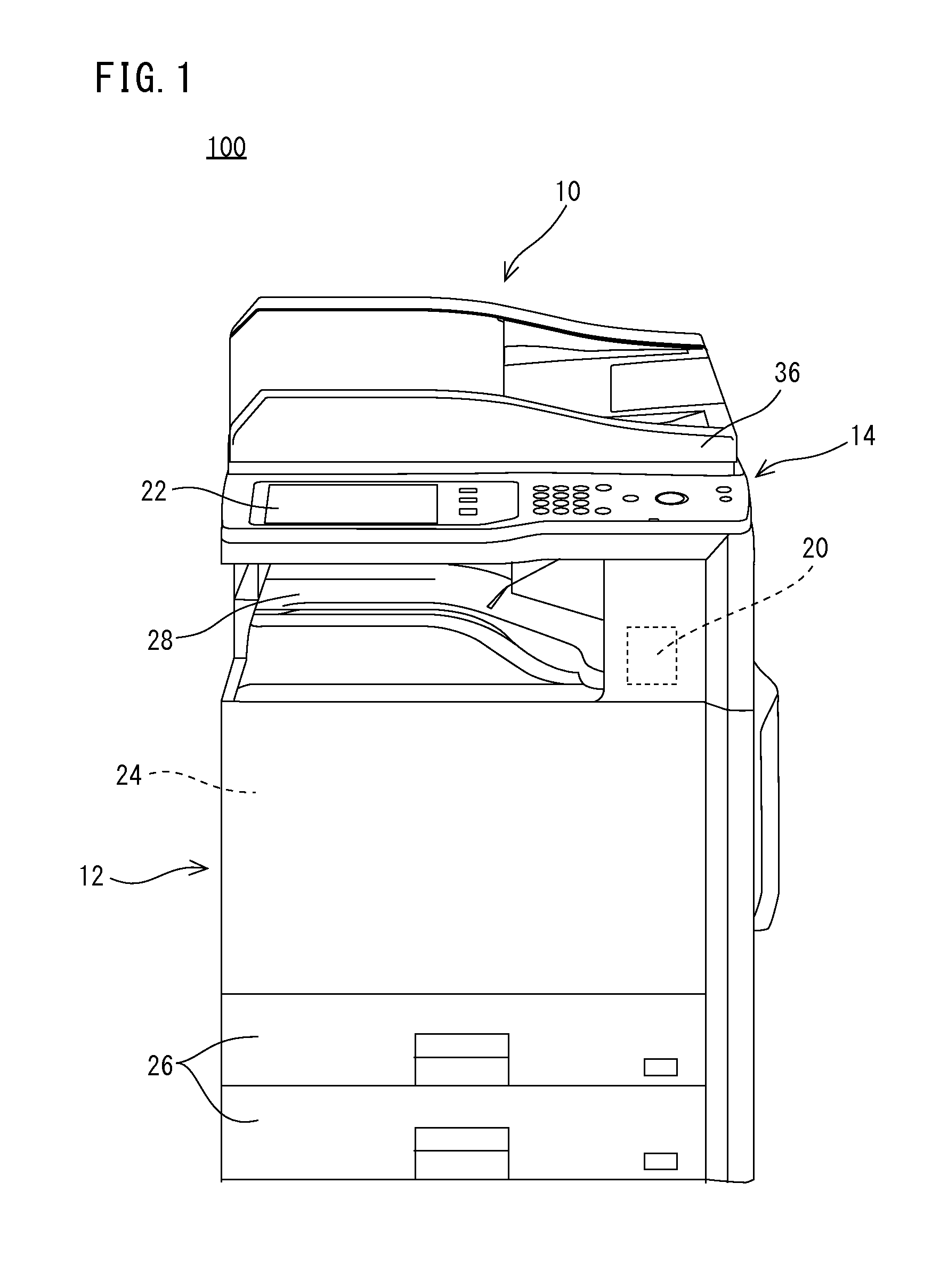 Paper feed apparatus, image reading apparatus comprising paper feed apparatus, and image forming apparatus comprising image reading apparatus