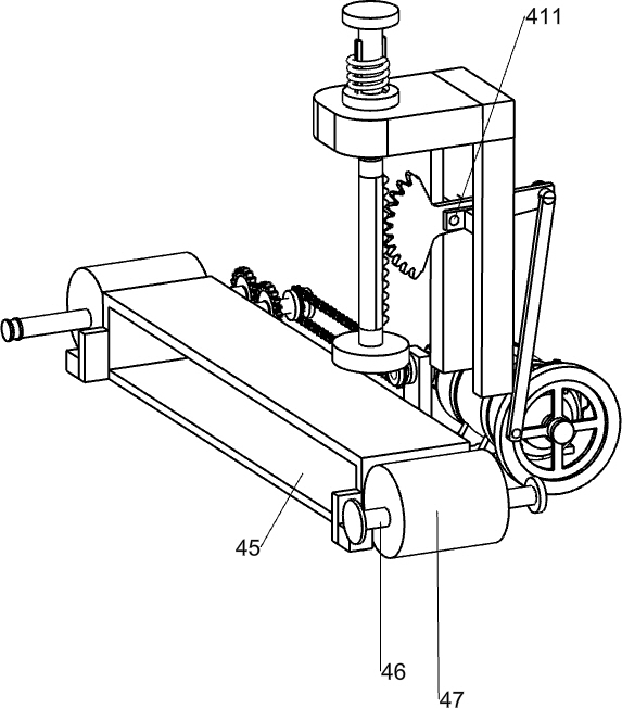 Moon cake printing device