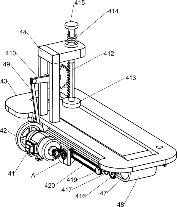 Moon cake printing device