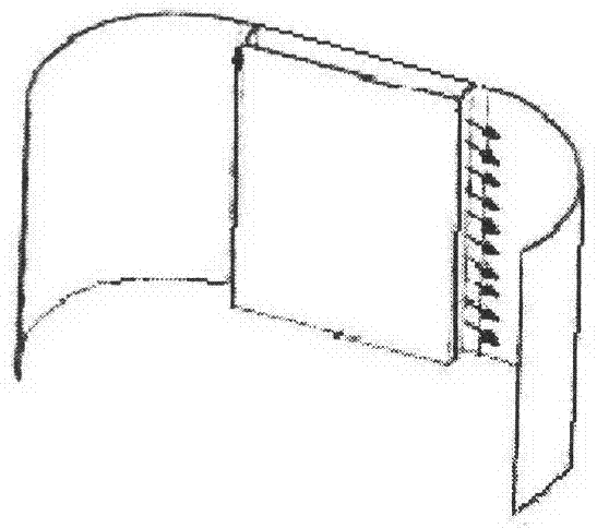 Whirlwind generating device and range hood provided with same