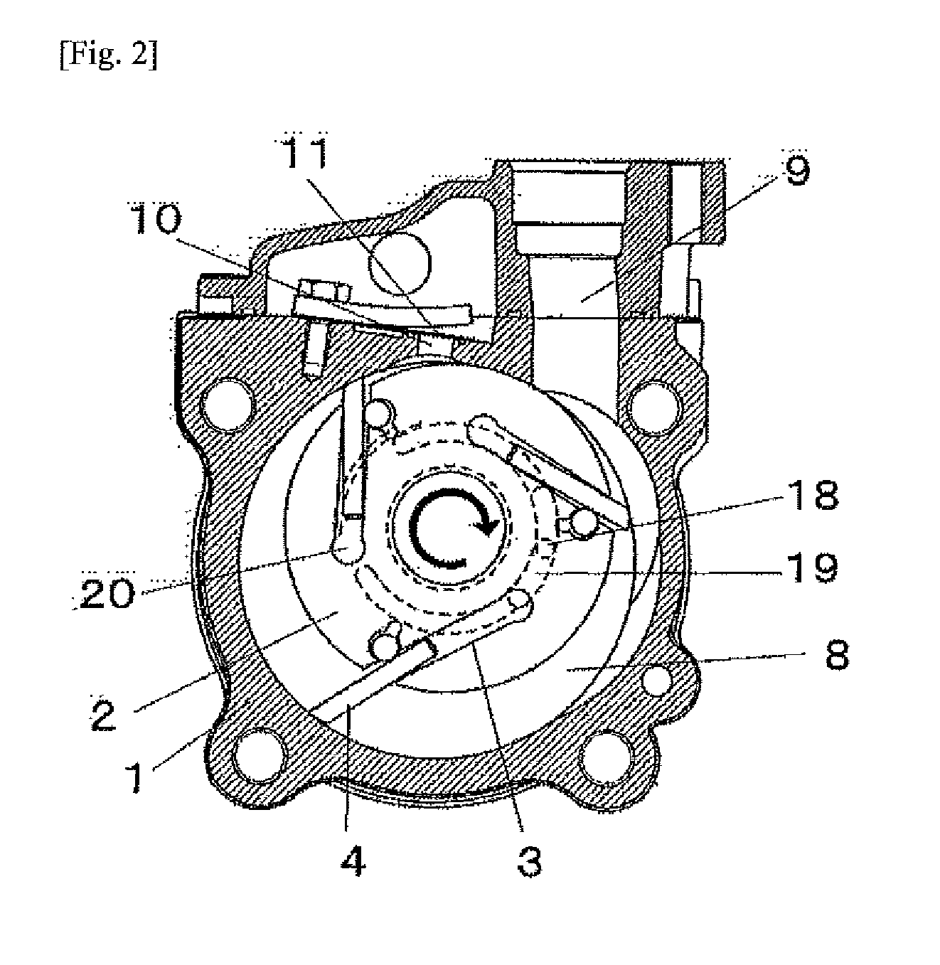 Vane rotary compressor