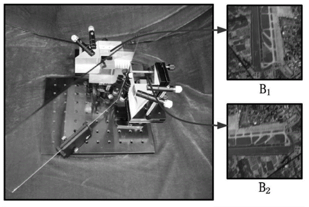 Complementary blurred image acquisition system and blurred image recovery method using complementary blurred image acquisition system