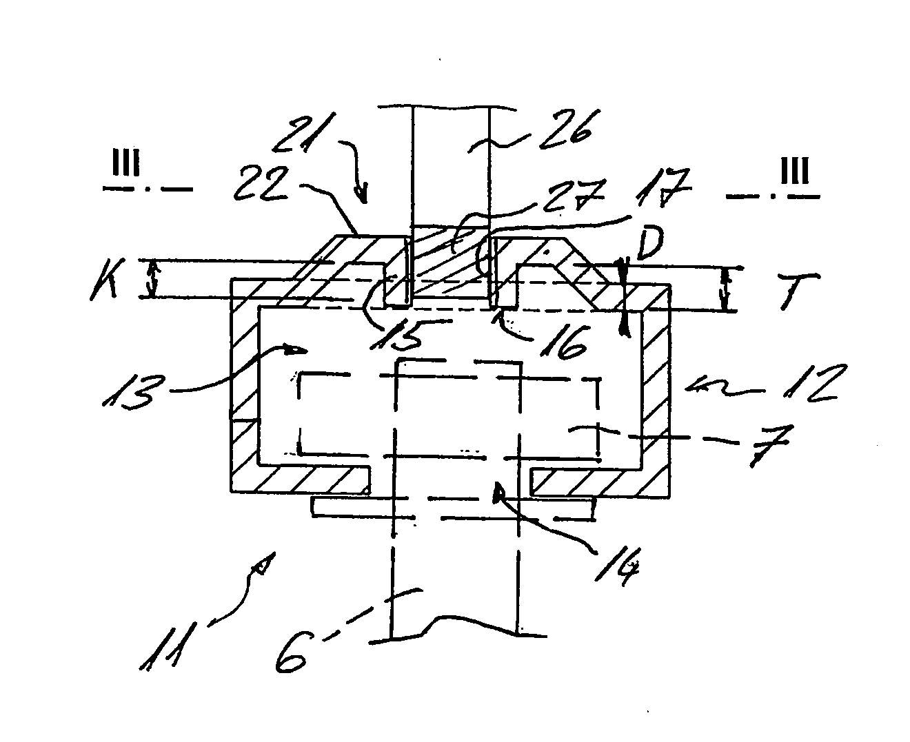 Cast-in channel