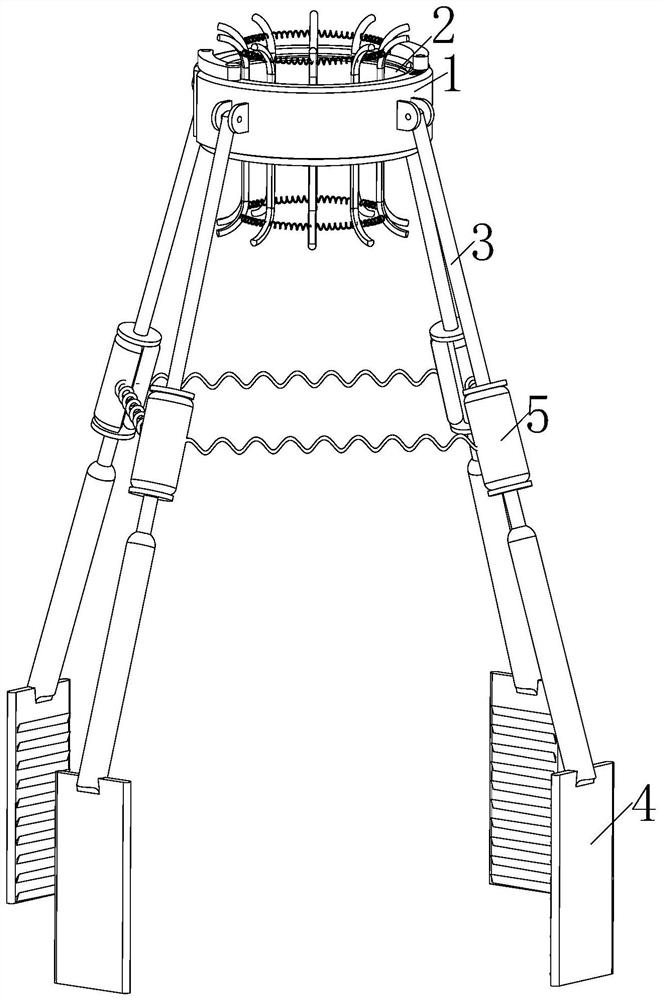 Urban tree planting supporting bracket