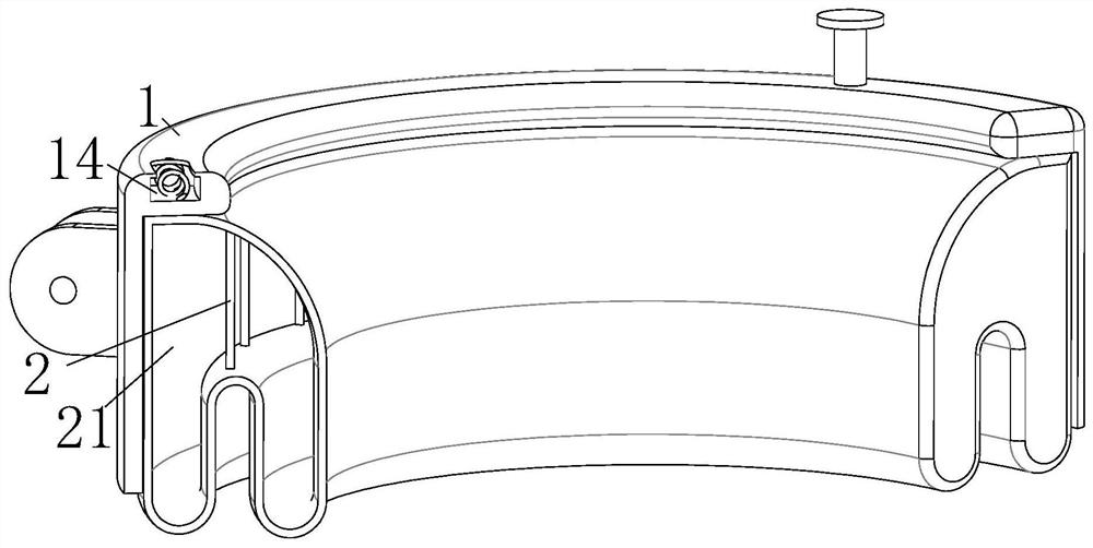 Urban tree planting supporting bracket