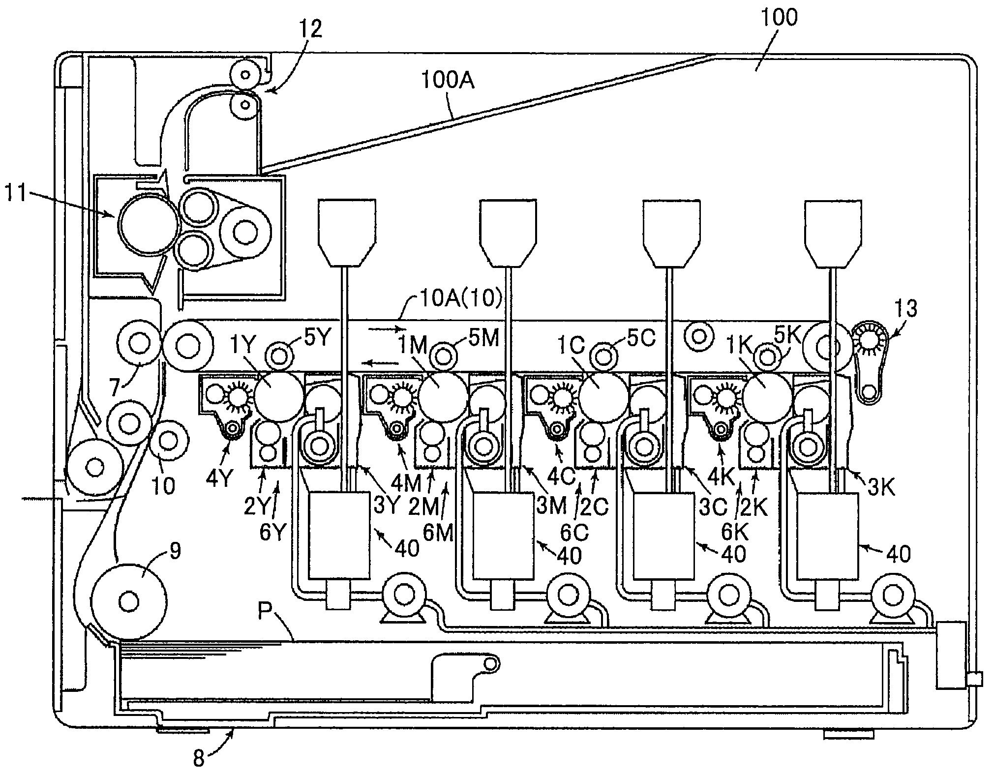 Developing device and image forming apparatus