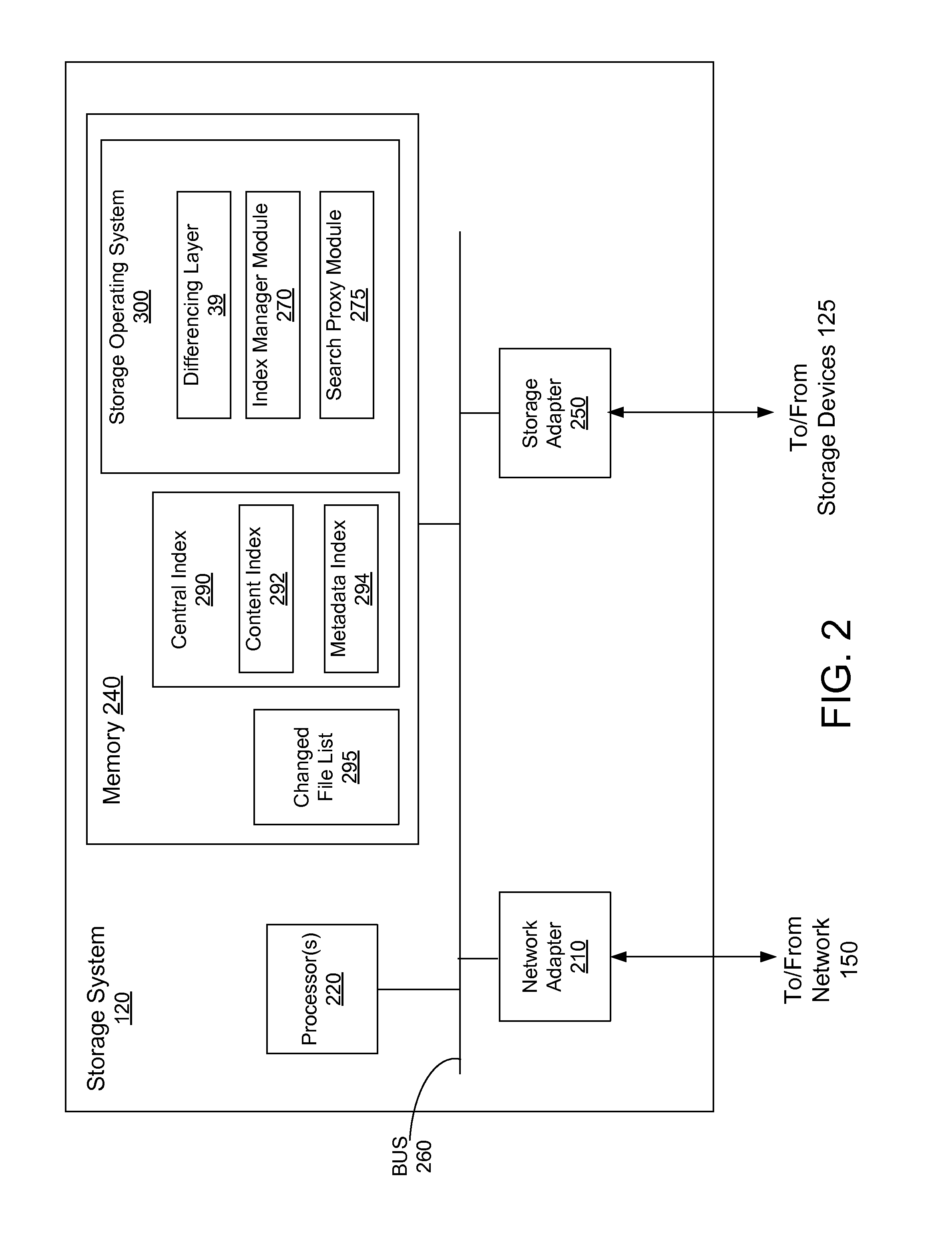 Proxying search requests for files to a search engine