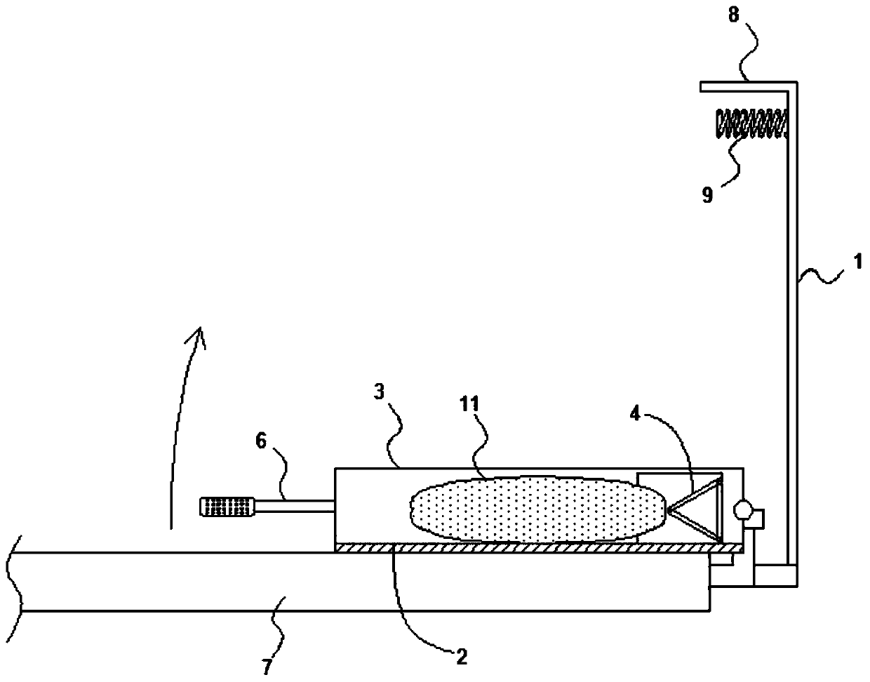 Dust-proof cement unpacker