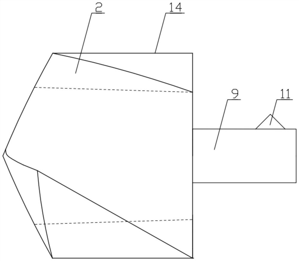 Resource-friendly and economical EDU drill bit