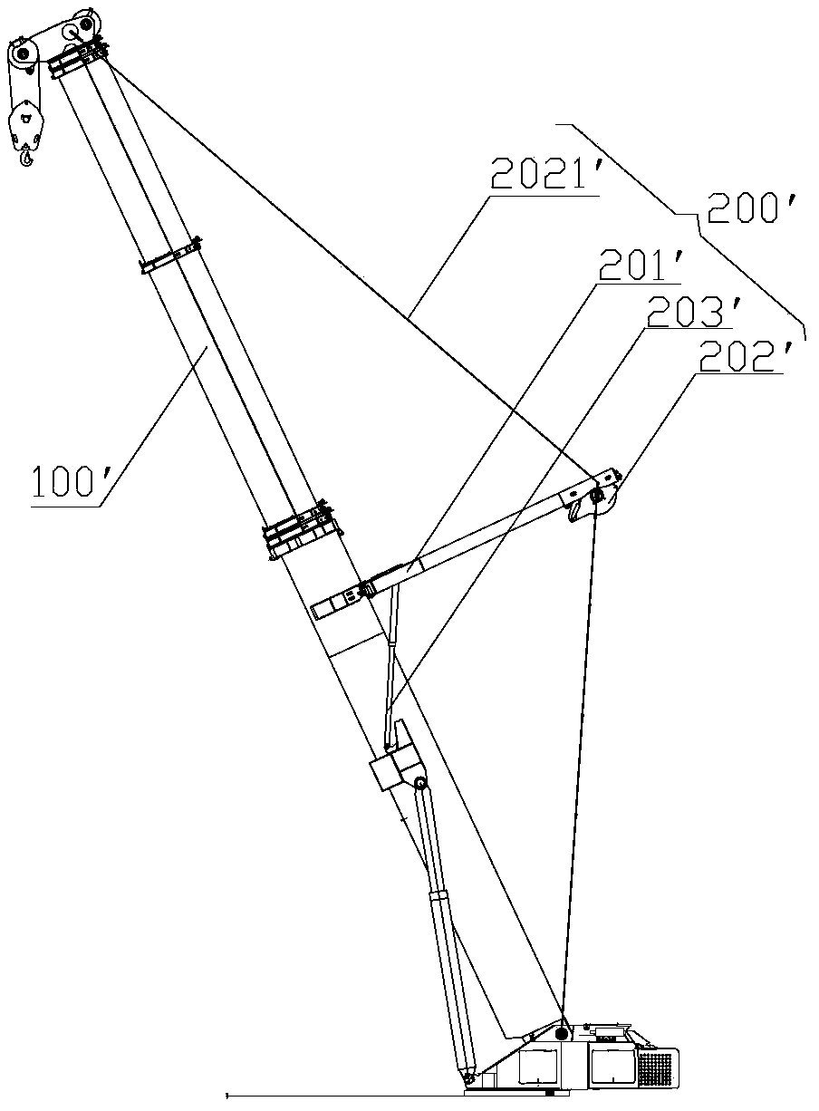 Super-lifting winch control method and system for crane