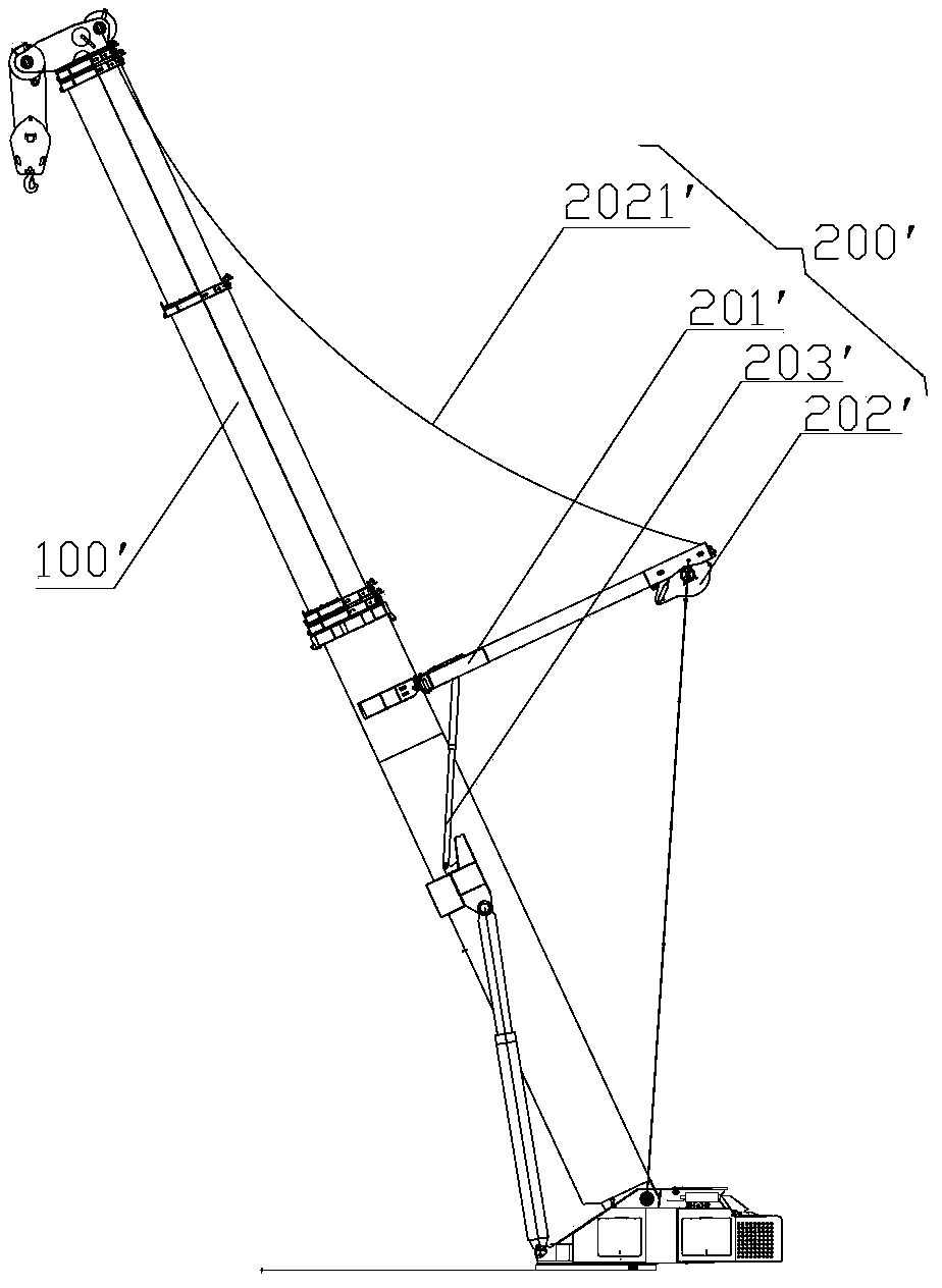 Super-lifting winch control method and system for crane