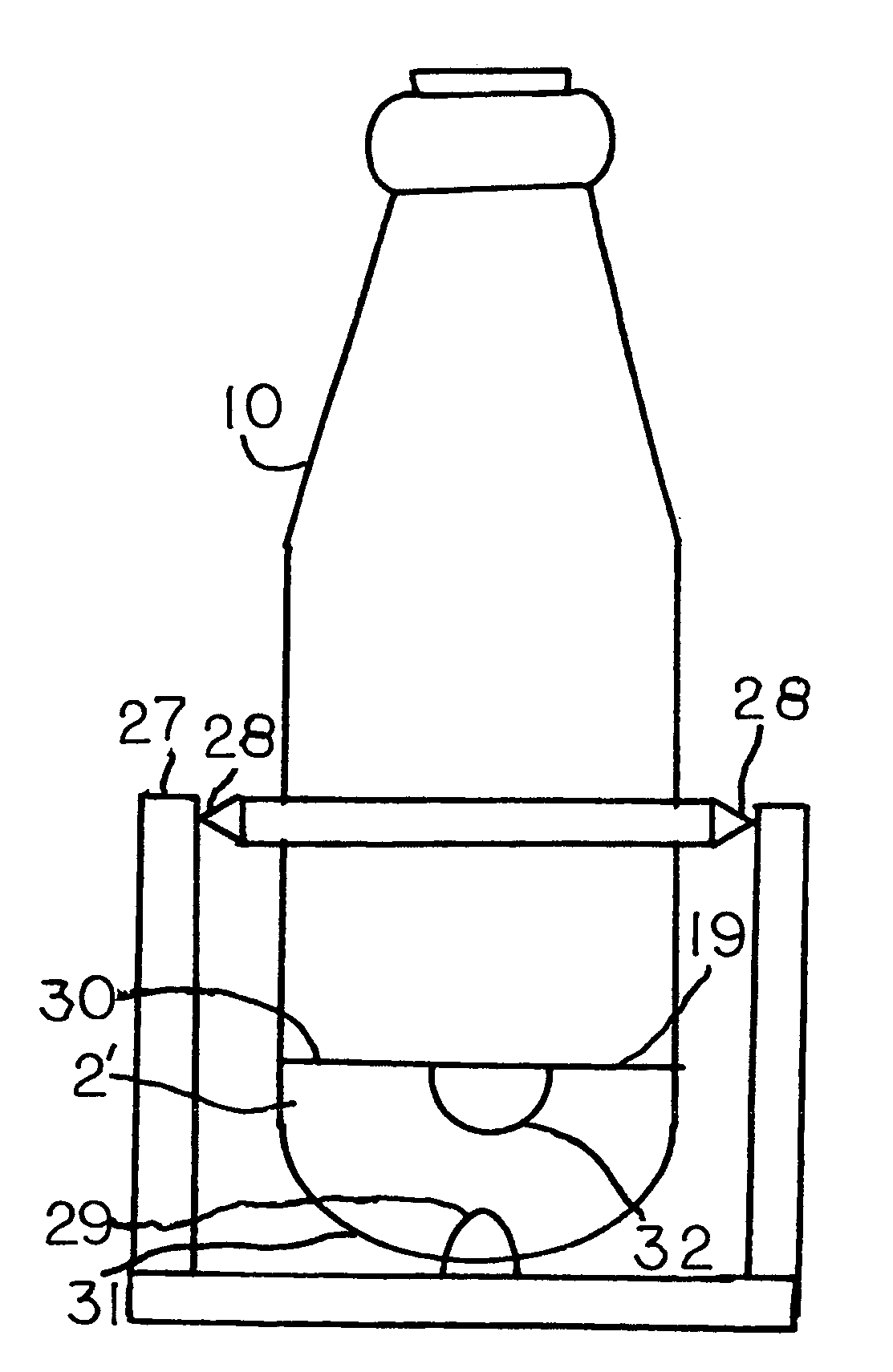 Light signal by inverting