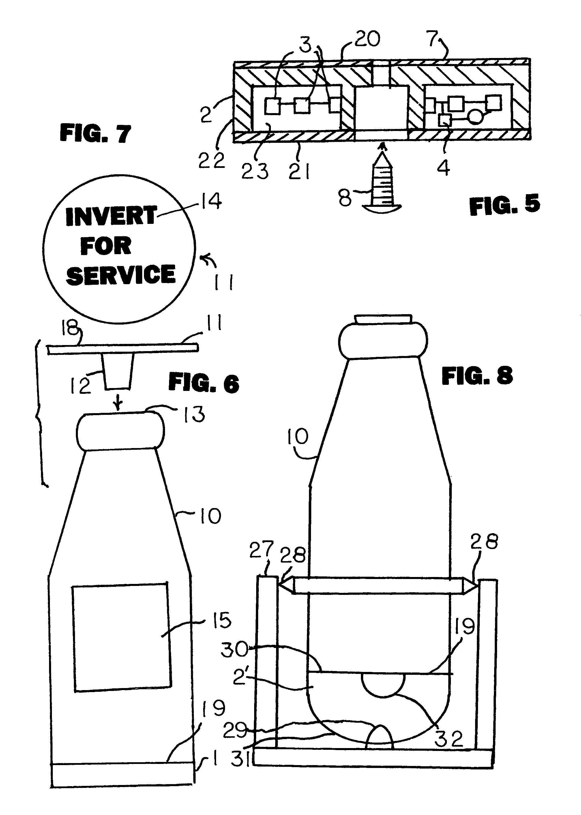 Light signal by inverting