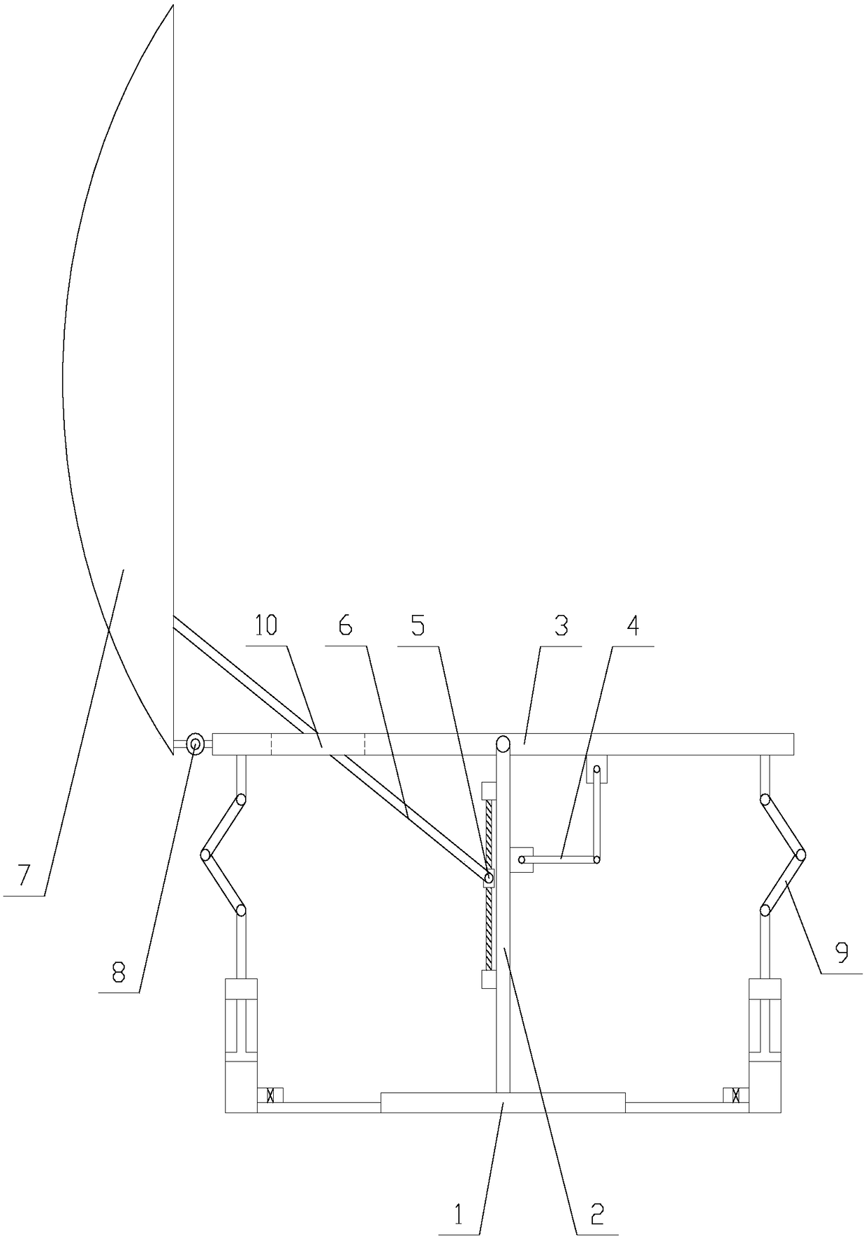 A Structurally Robust Solar Power Plant for Inclement Weather