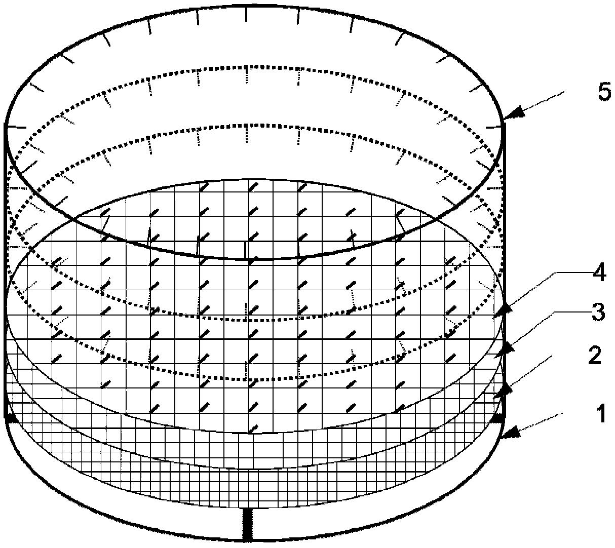 Device and method for collecting sediment surface sedimentation aquatic plant propagule banks