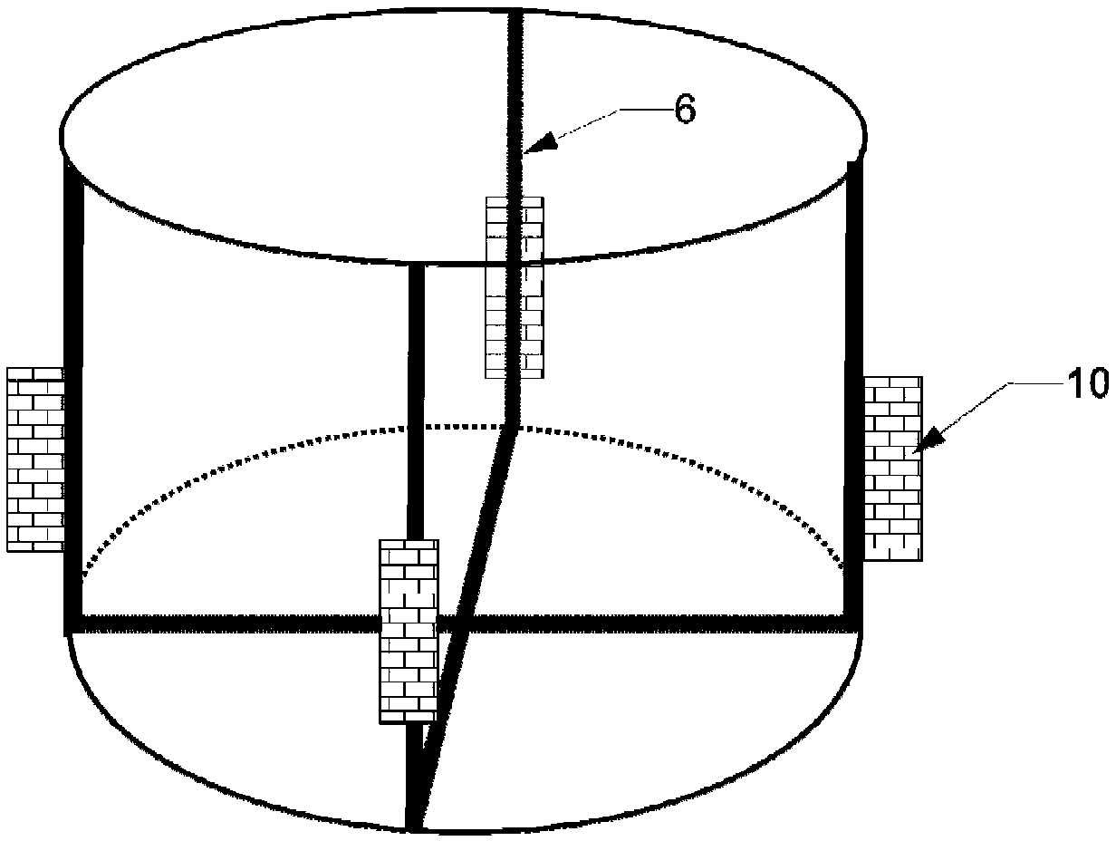 Device and method for collecting sediment surface sedimentation aquatic plant propagule banks