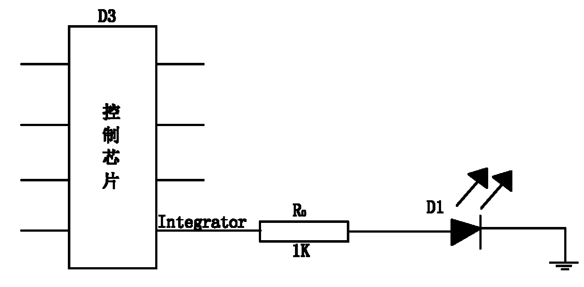 Frequency-variable breathing lamp and control method thereof as well as main machine peripherals