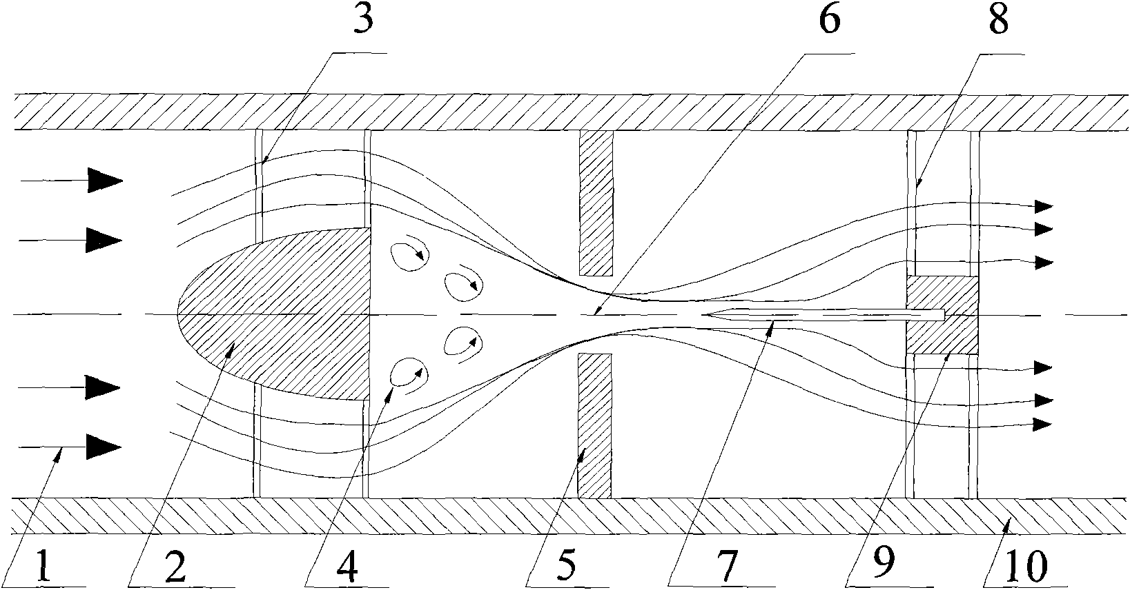 Combined hydraulic power cavitation device