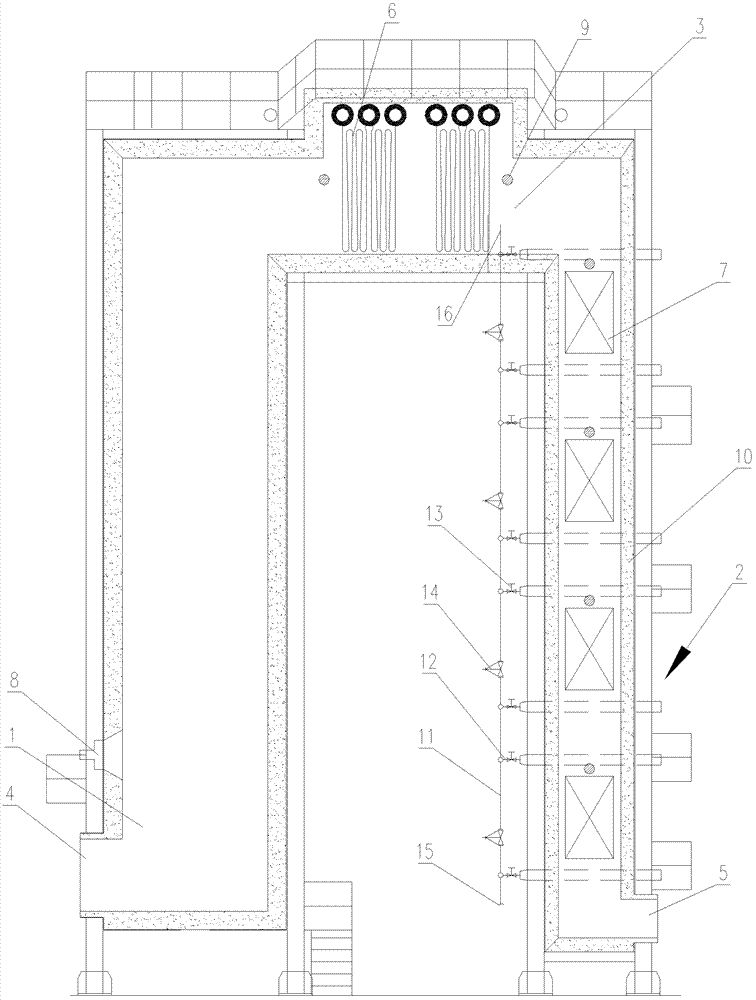 Waste heat boiler for preparing olefins from methanol