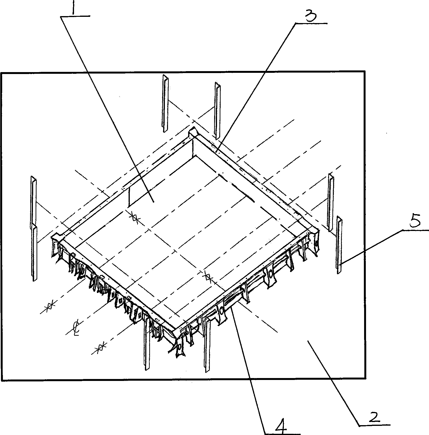 Production technology of hatch coaming and hatch cover