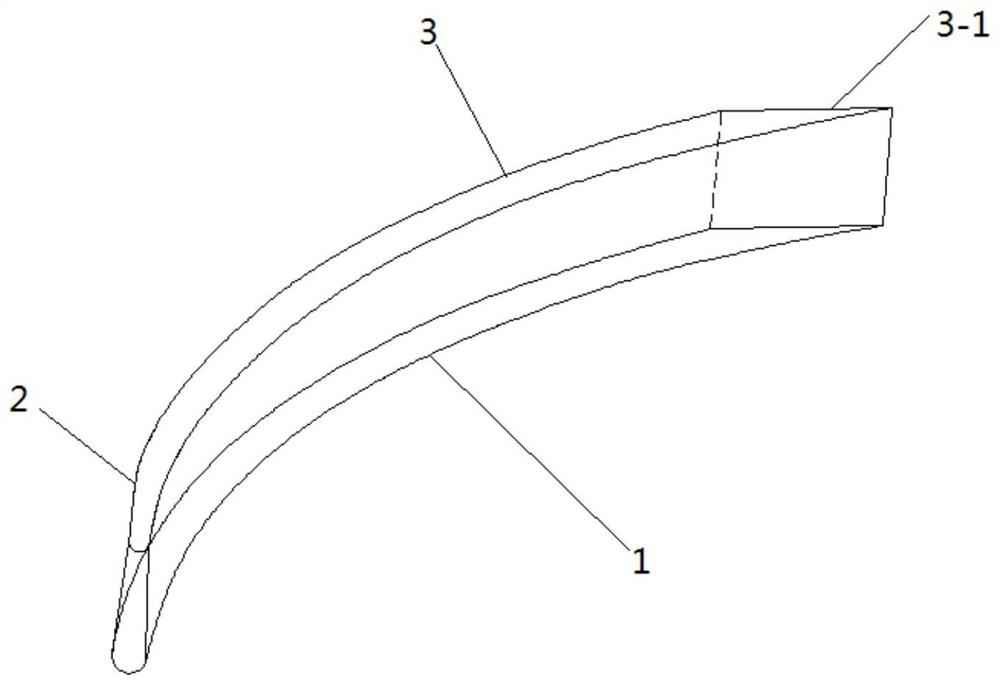 Guide vane of a centrifugal pump