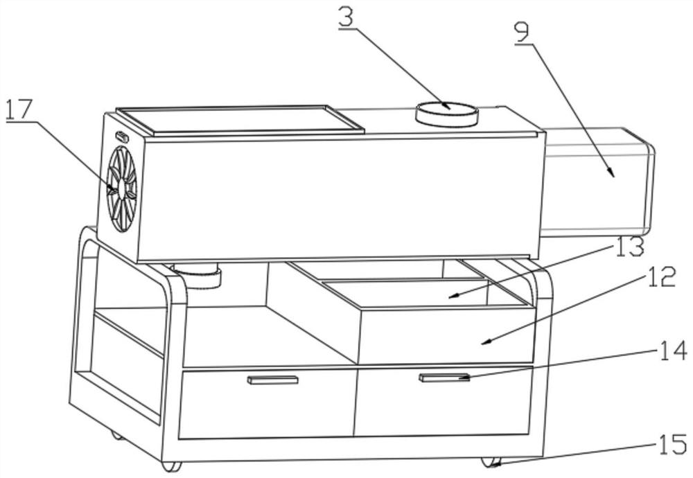 Drying device for food processing