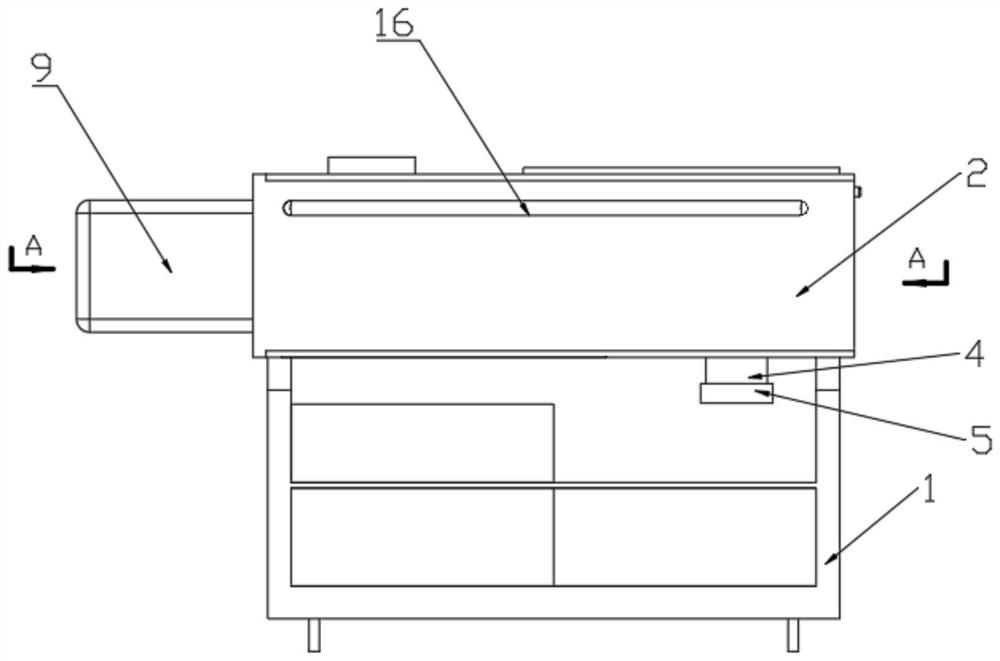 Drying device for food processing