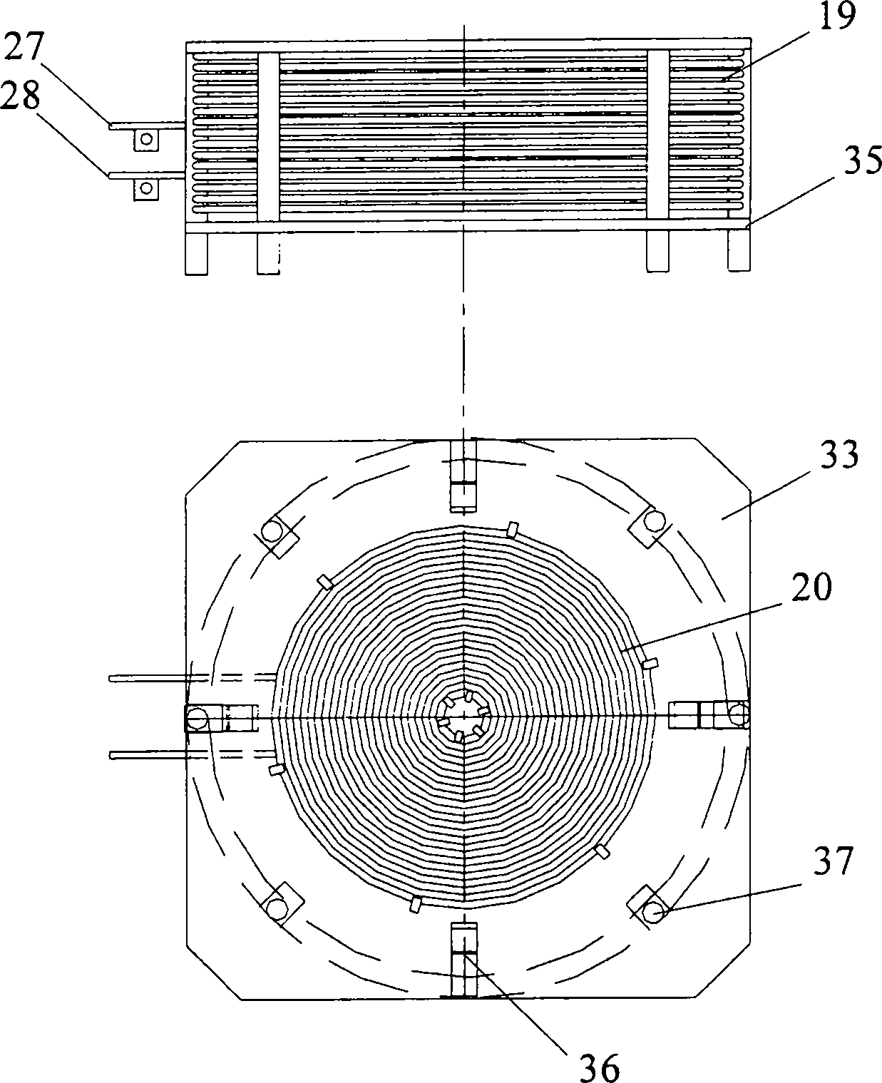 Solvent recovery method and device for organic solvent-containing dye and coating waste