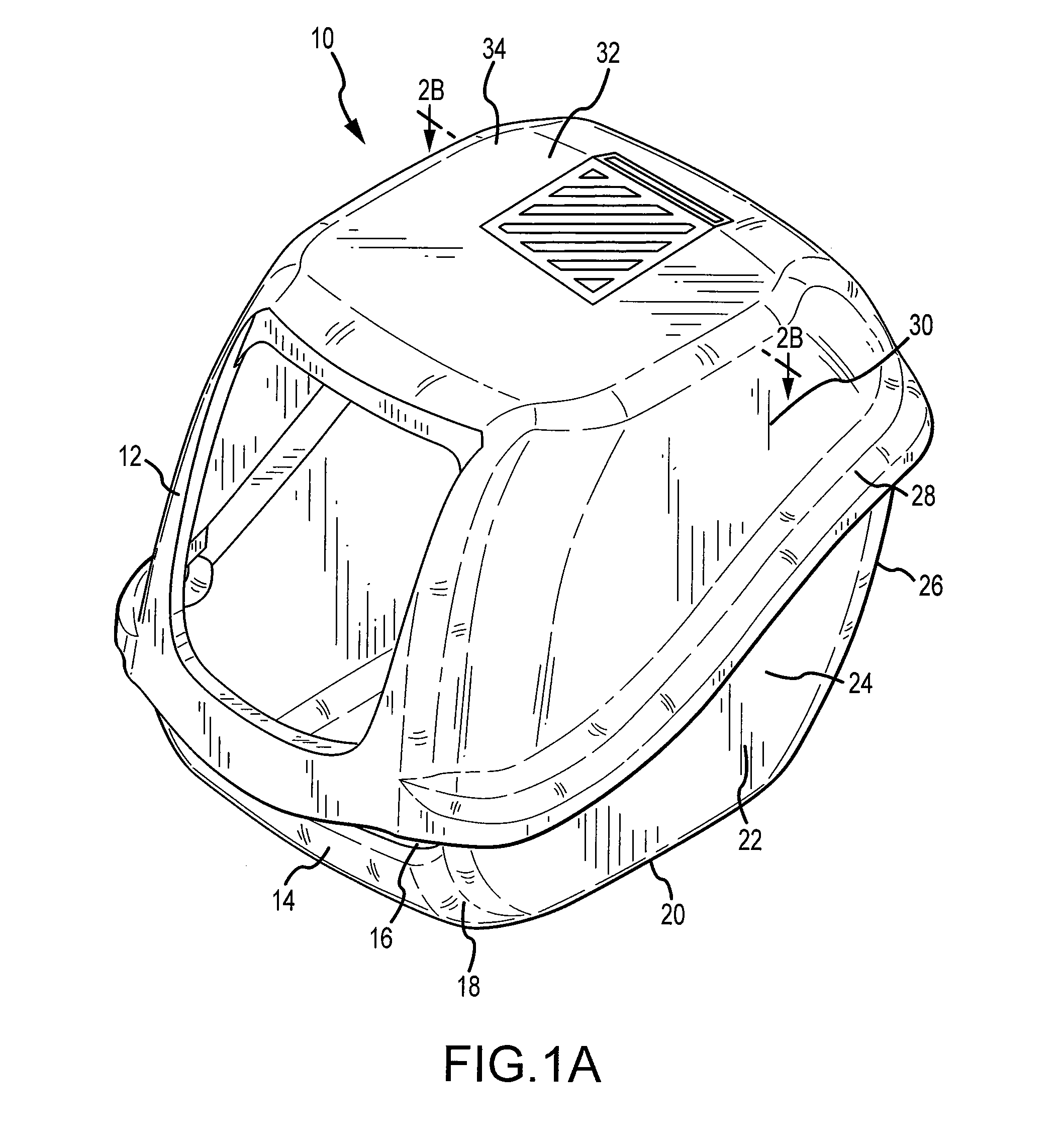 Litter box with removable filter housing