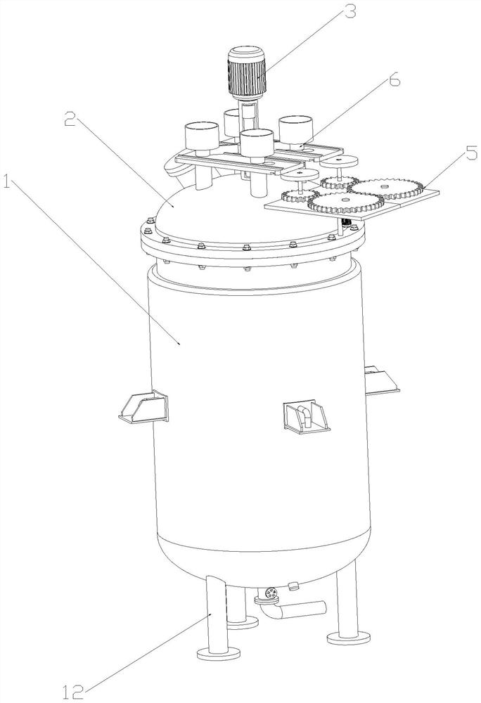 A kind of preparation method and device of oxidizing fungicide