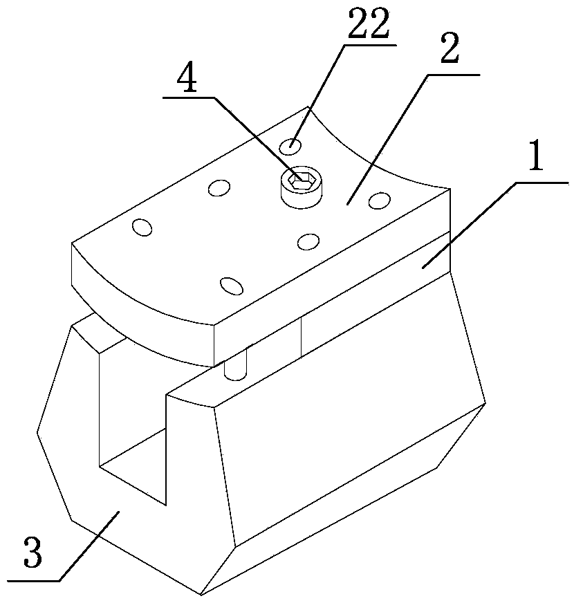 Arc-shaped plate drilling positioning device