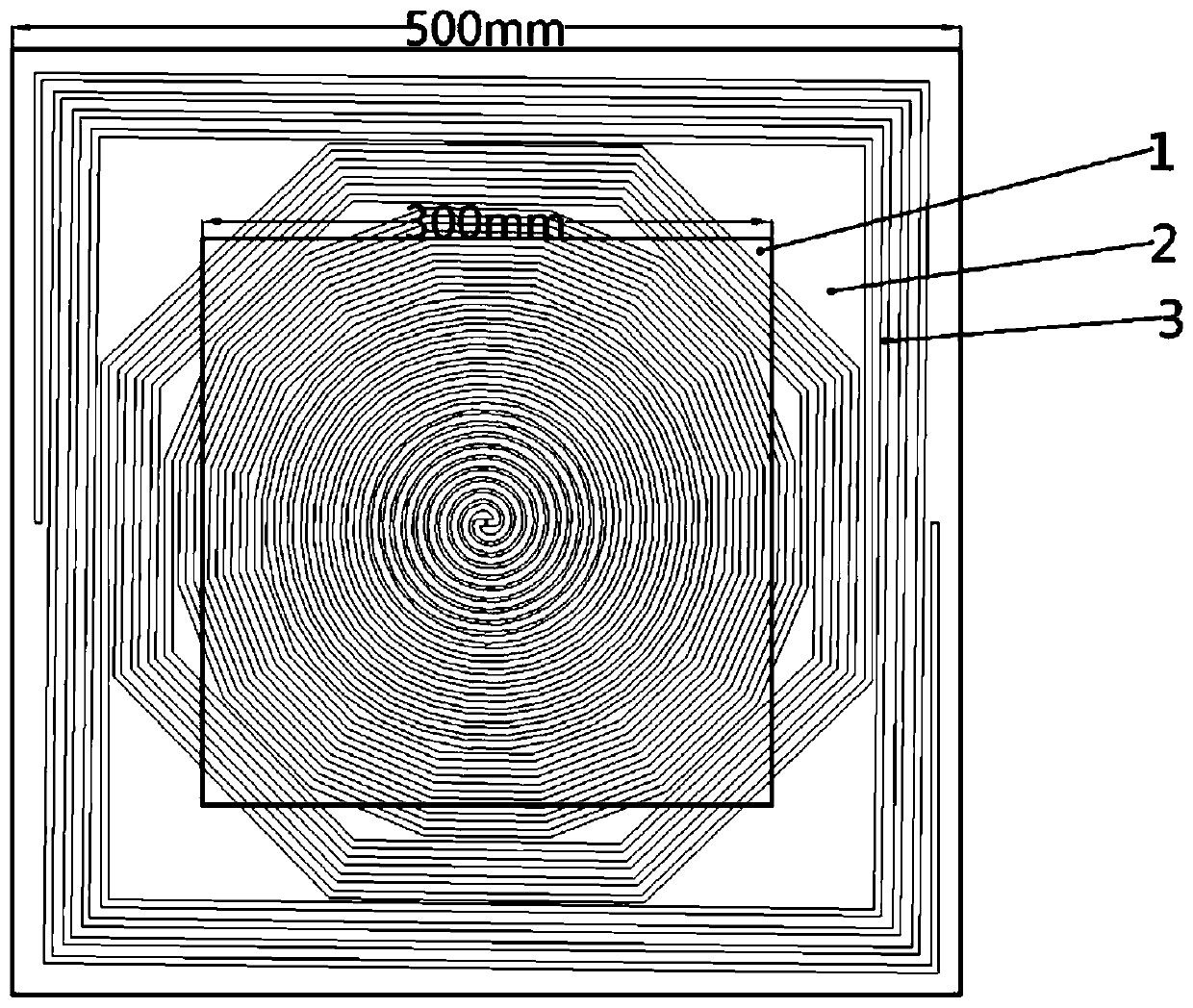 An Archimedes spiral antenna device for airborne ground penetrating radar