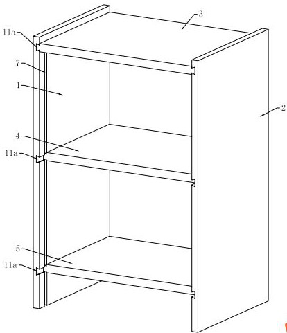 Panel furniture and assembling method