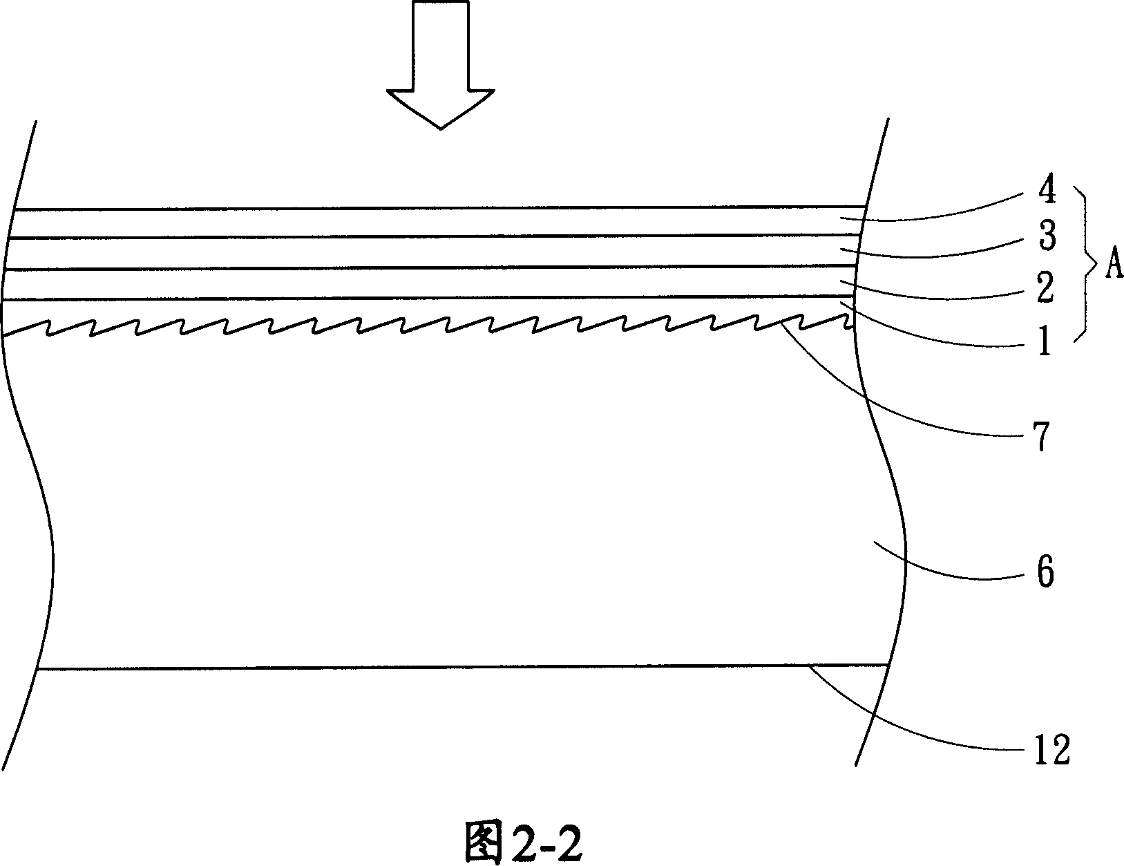 High light transmittance ratio touch screen