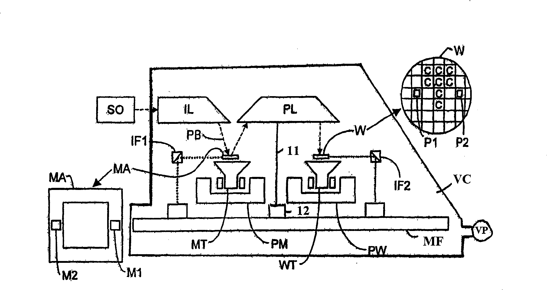 An assembly, a lithographic apparatus, and a device manufacturing method