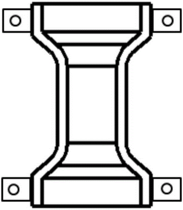 Gripping device for testing pull-power property of low intensity hydrogel