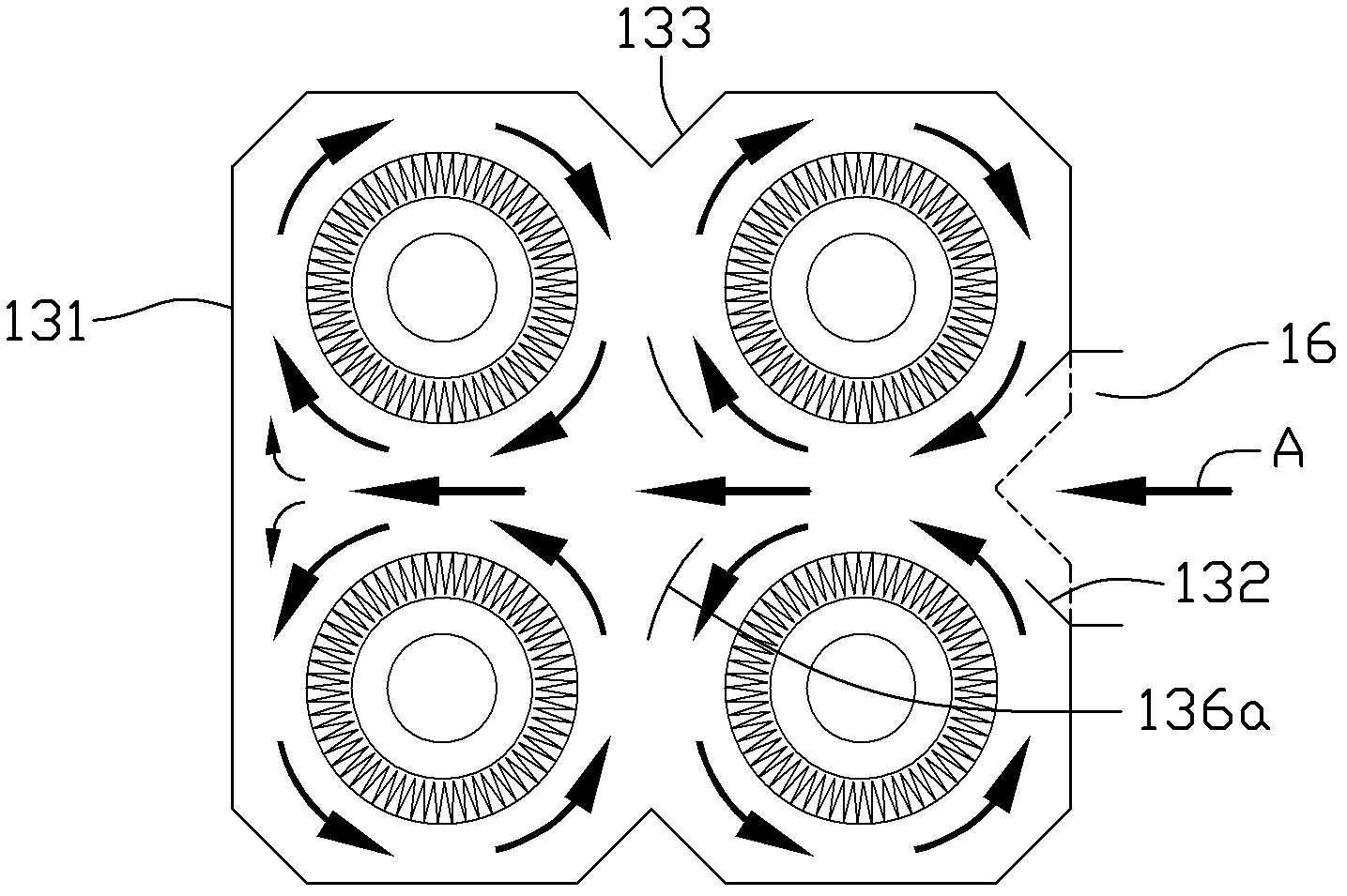 Dust removing box and dust removing system with same