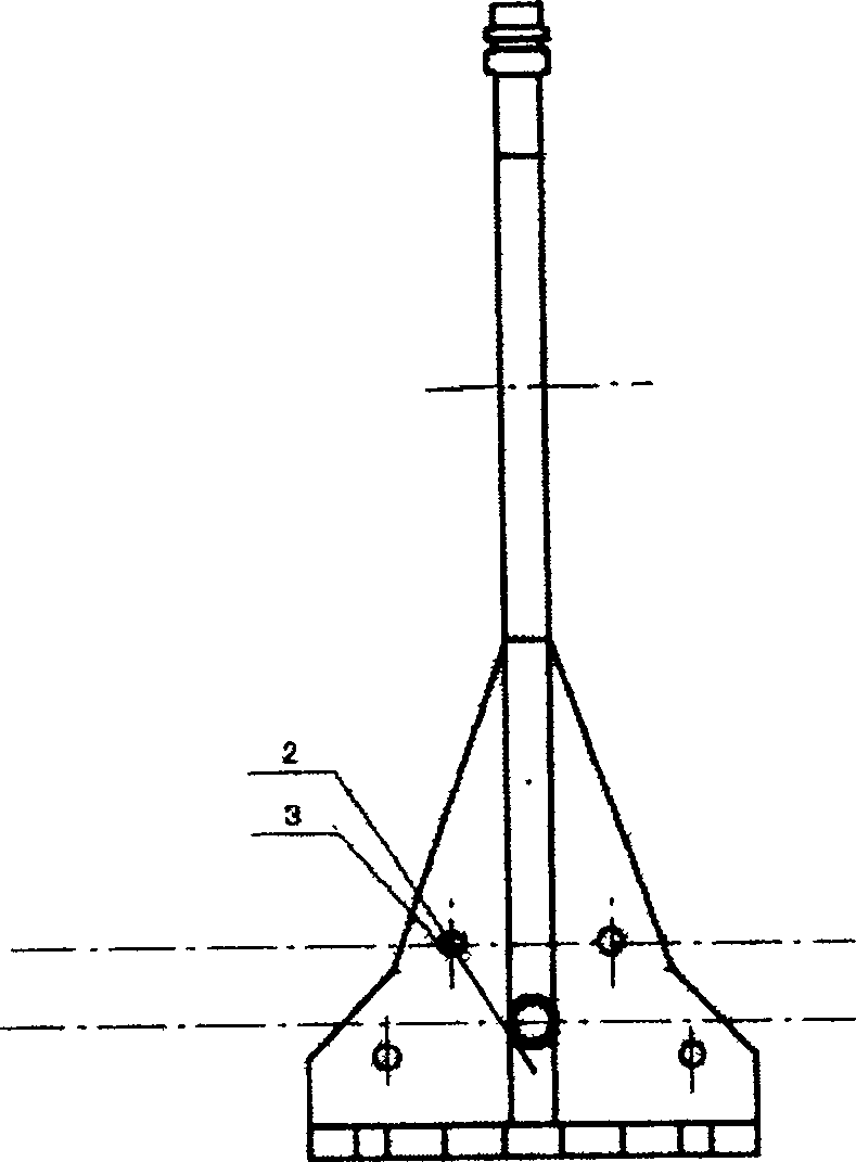 Surface hardening treatment method for large-power low-speed diesel engine piston bar