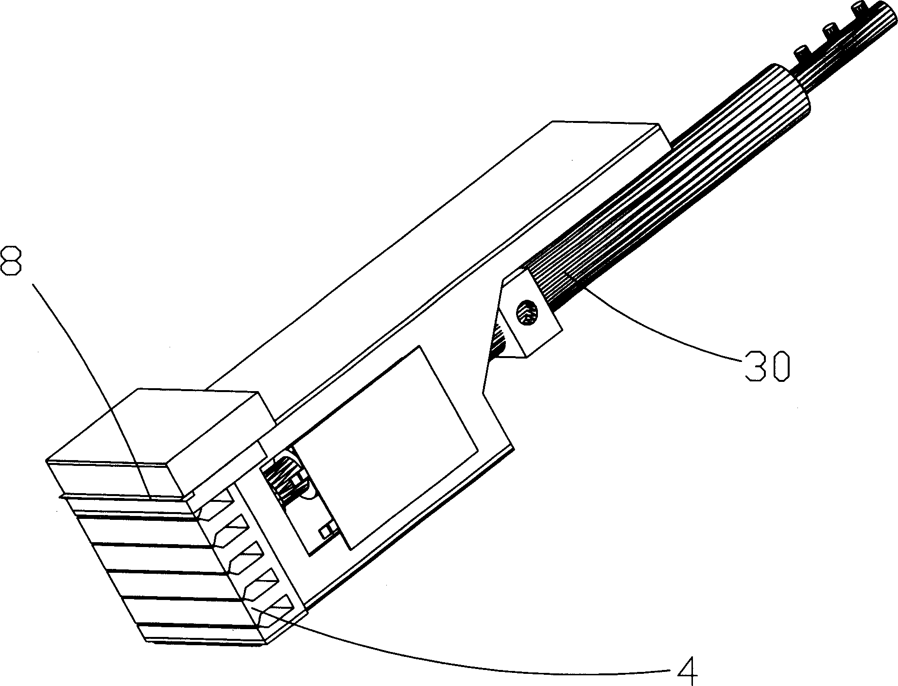 Automatic waste paper baler