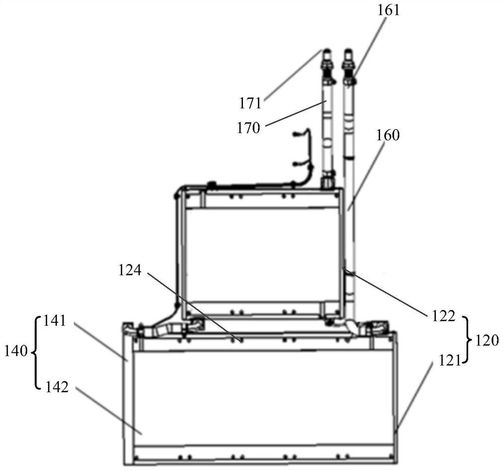 Battery thermal management device and vehicle