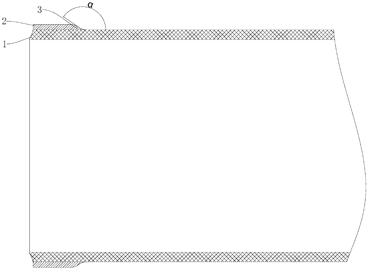 Oil-gas conveying pipe and manufacturing method of same