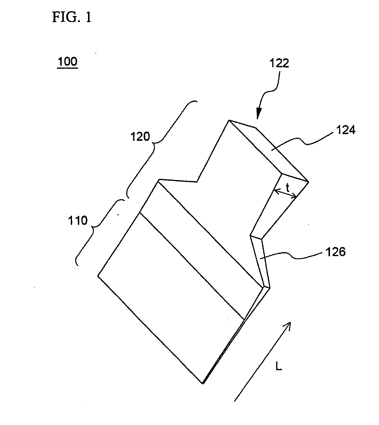 Three-dimensional electrode terminal for pouch-typed battery